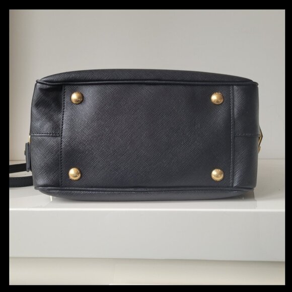 PRADA Saffiano Lux Square Satchel and Crossbody Bag - Picture 8 of 10